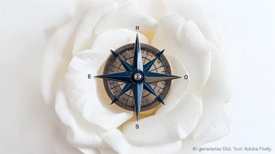 Werterose KI-generiertes Bild. Tool: Adobe Firefly. Werterose KI-generiertes Bild. Tool: Adobe Firefly.